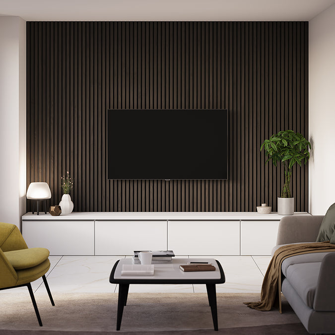Acoustic Timber Panels – Black Oak (2400x600mm)