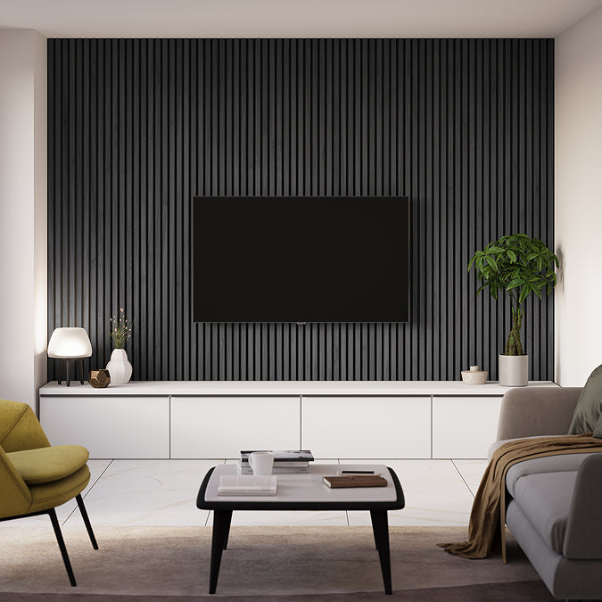 Acoustic Timber Panels – Grey Oak (2400x600mm)