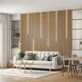 Acoustic Timber Panel with Integrated LED