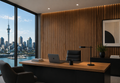 Acoustic Timber Semi-circle Panels - Natural Oak (2400x600mm)