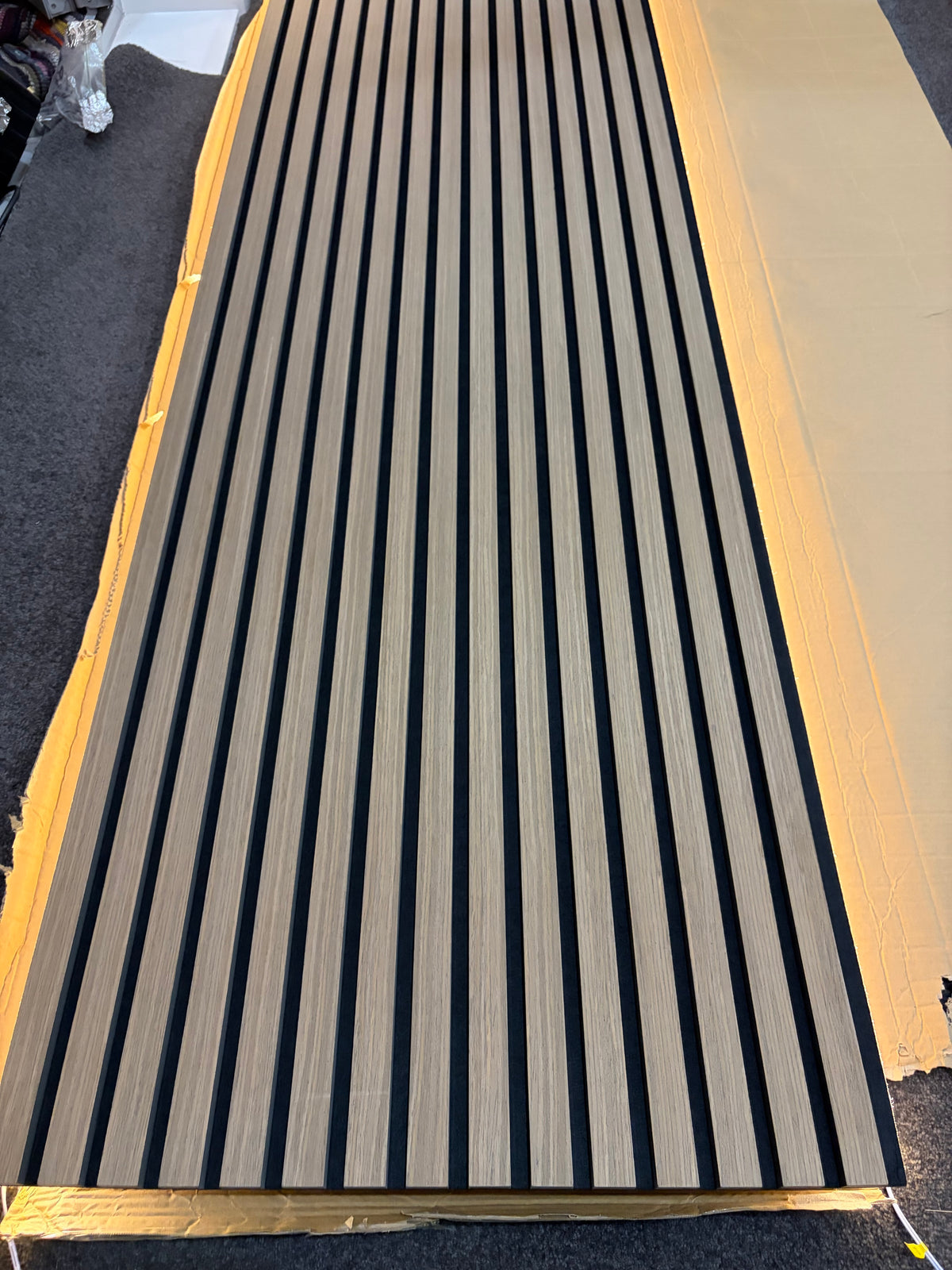 Acoustic Timber Panels – Smoke Oak (2400x600mm)